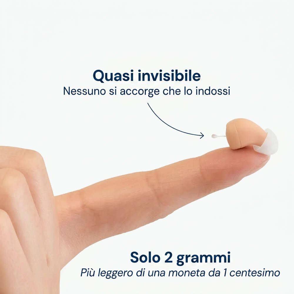 AudiSense™ Apparecchio acustico confortevole