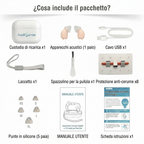 AudiSense™ — Amplificatore acustico ricaricabile e discreto