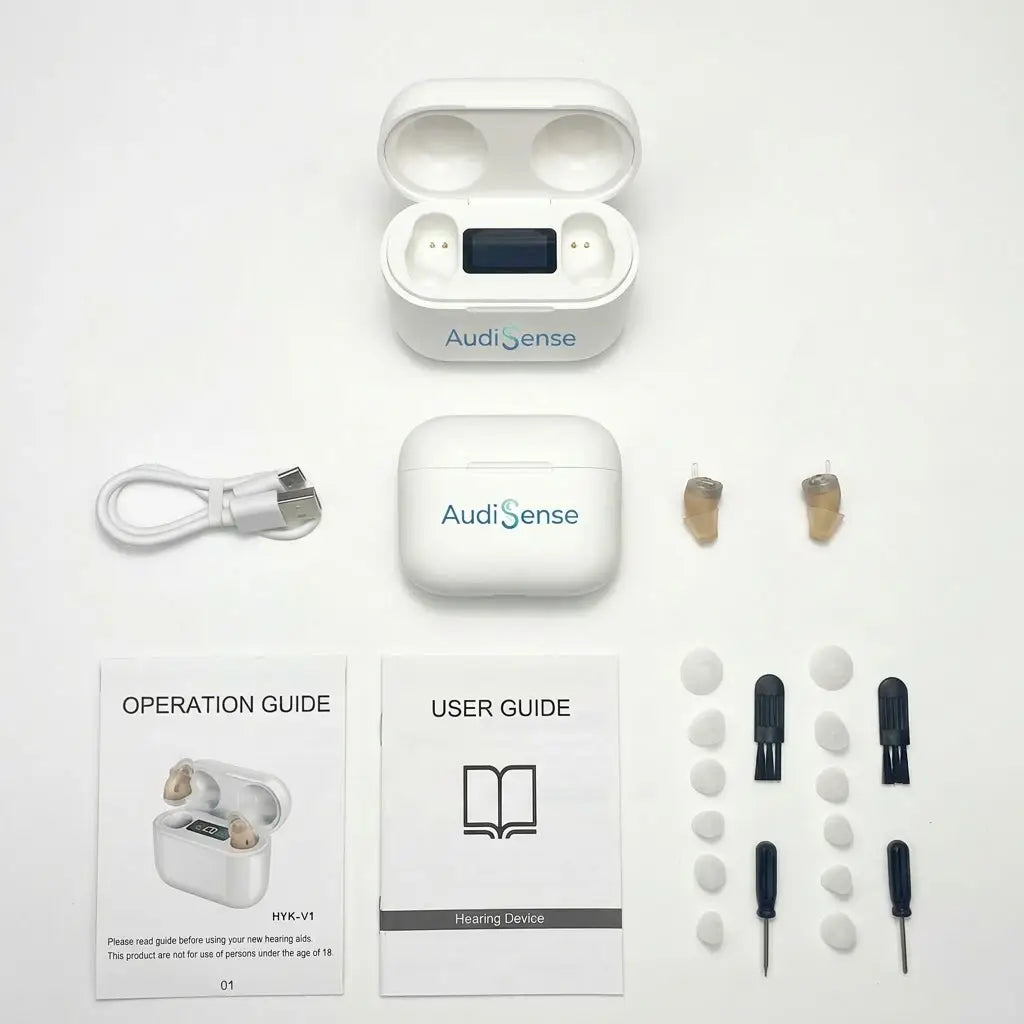Amplificatore acustico ricaricabile e discreto